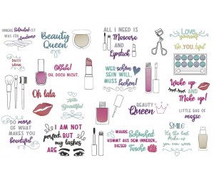 Stickserie - Make up